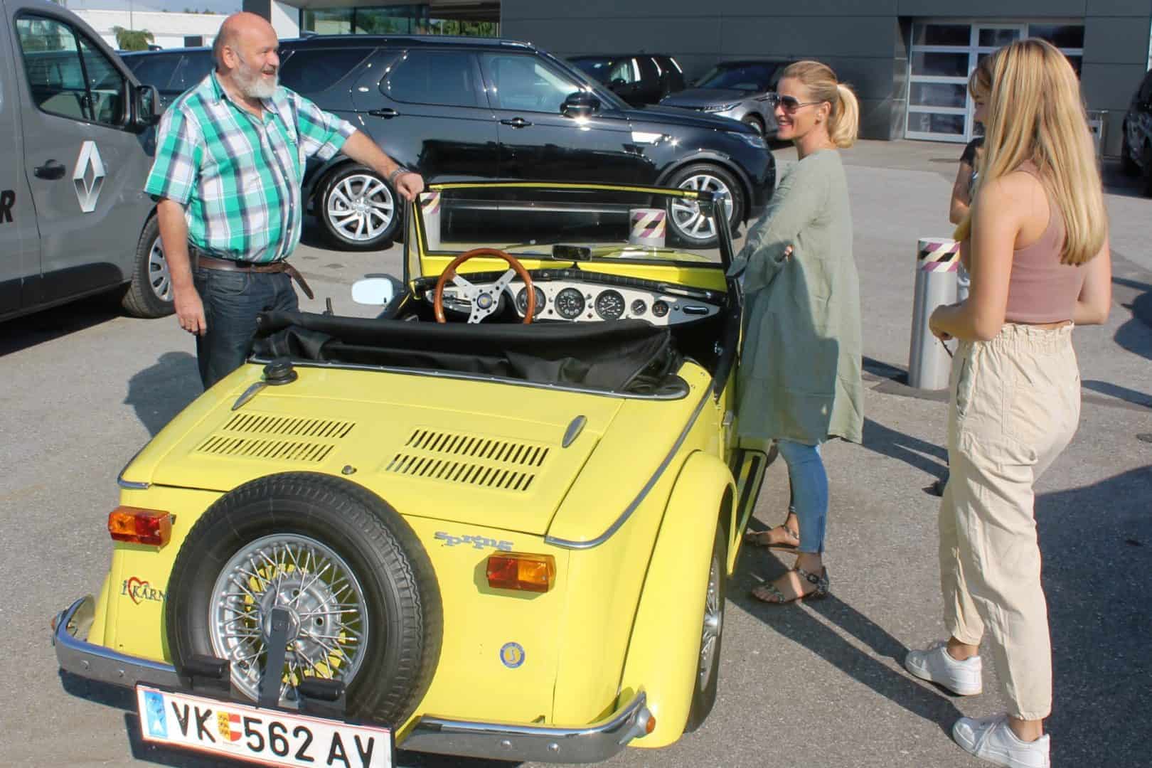 Ausflug des CAR Teams Ferlach am 12. September 2020 mit Gleichmäßigkeitsprüfung anstelle des abgesagten sms-Classic-Sprints - Ruckhofer Arno auf Funcar