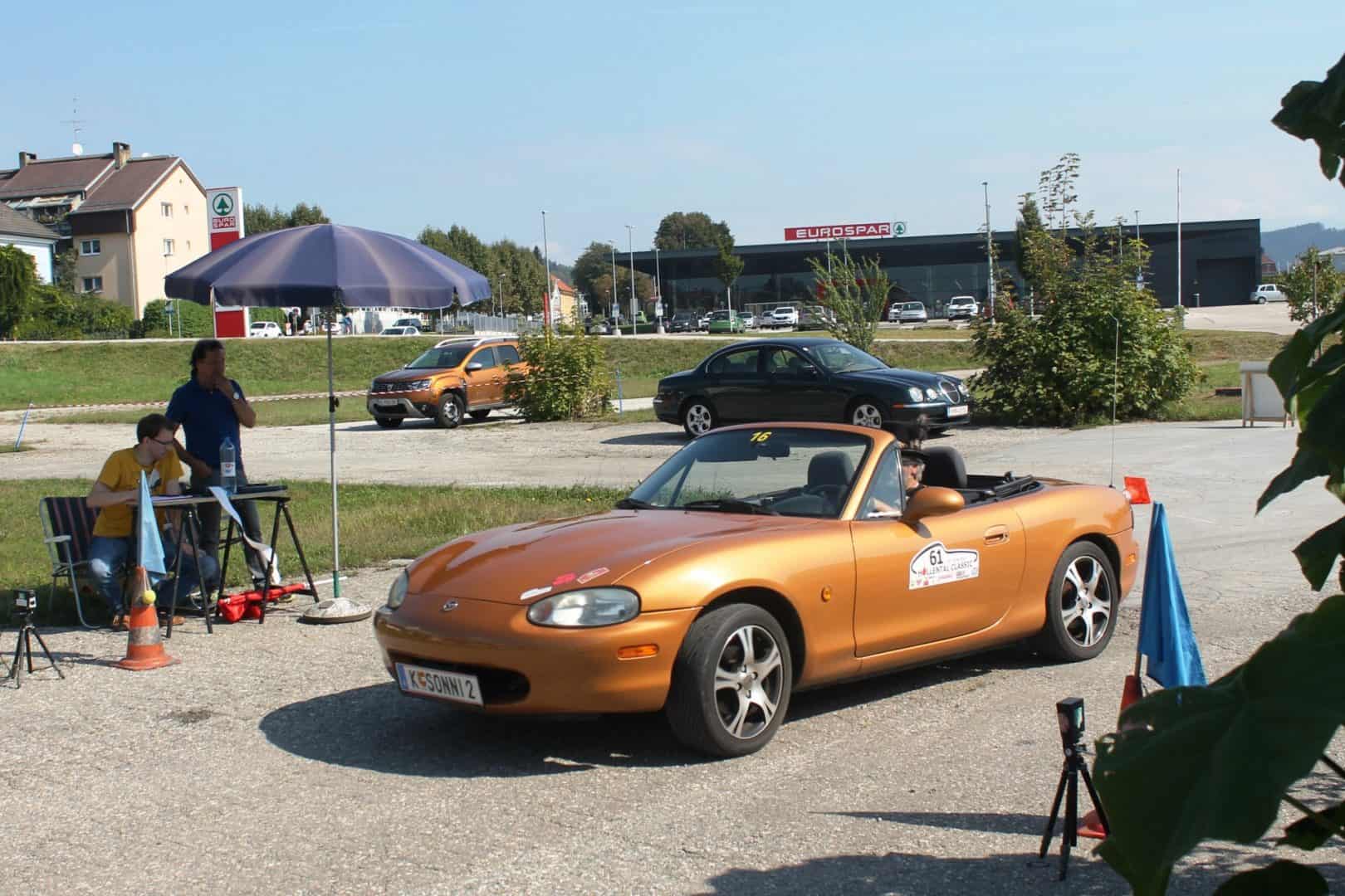 Ausflug des CAR Teams Ferlach am 12. September 2020 mit Gleichmäßigkeitsprüfung anstelle des abgesagten sms-Classic-Sprints - Sonnleitner Mazda MX5